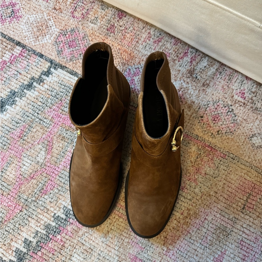 Stuart Weitzman Luxering Booties - image 4